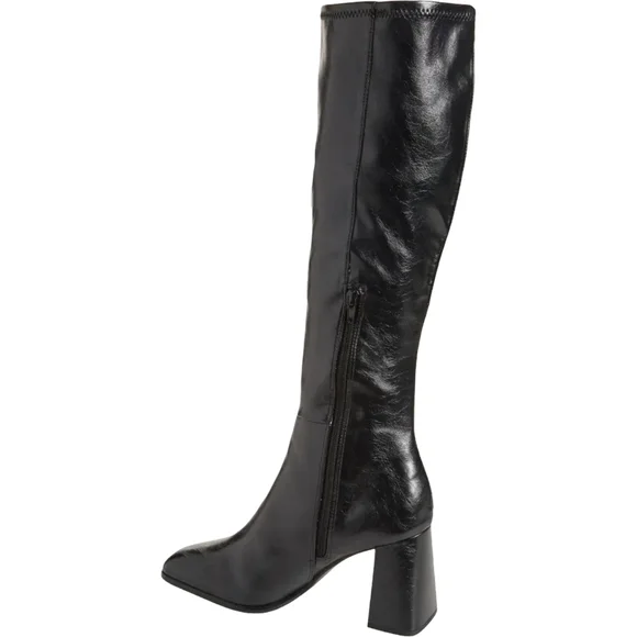 Steve Madden Black Knee‑High Boots NIB | Block Heel Tall Boots | Size 8 - Picture 3 of 7